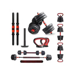 PowerMax Fitness PDKS-20P Adjustable Cement Kettlebell Dumbbells Set - 20 Kg-picture-32