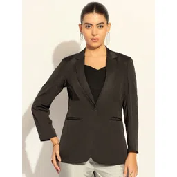 PowerSutra Loose-Fit Single-Breasted Formal Blazers-picture-10