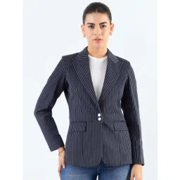 Powersutra Navy Striped Blazer-picture-33
