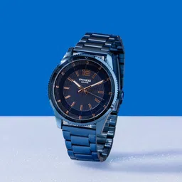 Sonata Poze Quartz Analog Blue Dial Metal Strap Watch For Men-picture-37