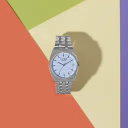 Sonata Poze Quartz Analog Blue Dial Silver Colour Stainless Steel Strap Watch For Men-picture-10