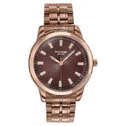 Sonata Poze Quartz Analog Brown Dial Brown Metal Strap Watch For Men image 2