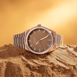 Sonata Poze Quartz Analog Brown Dial Brown Metal Strap Watch For Men-picture-20