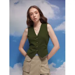 pp productions Solid Women Waistcoat-picture-34