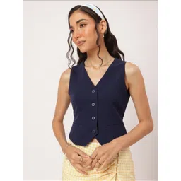 pp productions Solid Women Waistcoat-picture-21