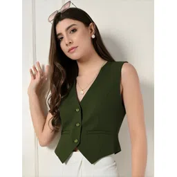 pp productions Solid Women Waistcoat-picture-45