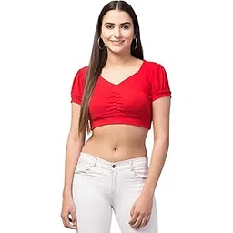 prachikfashions Women's Crop Body Hugging Top-picture-33