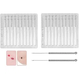 Prague Pack Of 20Pcs Laser Mole Remover Fine Needles for Skin Tattoo, Freckle & Dark Spot Removal (20 fine needles)-picture-17