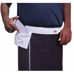 prakasam cotton Men Casual White Canvas Belt-picture-11