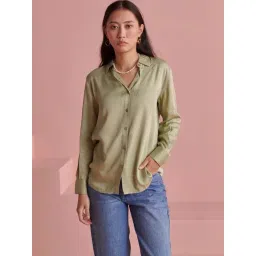 Prakriti Jaipur Green Gul Paisley Shirt-picture-30