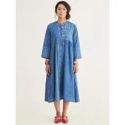 Prakriti Jaipur Indigo Panel Dress-picture-15