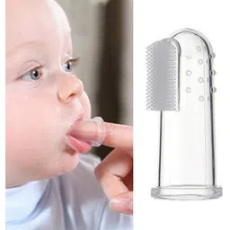pranavi Baby Silicone Finger ToothBrush with case for Easy Cleaning, Massaging, Soft Toothbrush-picture-31
