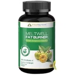 PRANSUTRAA Meltwell Fat Burner – Weight Management Supplement for Men and Women | Controls Cravings and Carbs | Garcinia Cambogia Green Tea Guggul | Natural Ayurvedic Formula – 60 Capsules-picture-28