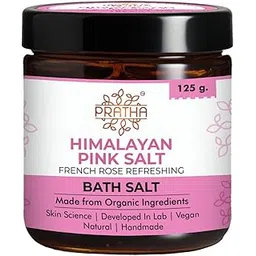Pratha Naturals 100% Pure Himalayan Pink Bath Salt Crystal 125 gm for Body Spa Relaxation and Pain Relief No Artificial Colors-picture-17