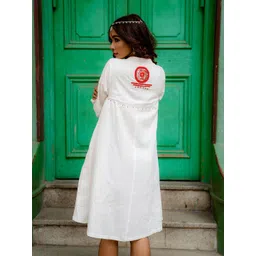 Prathaa Women A-Line Above Knee Cotton Dress-picture-14