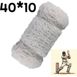 pratyagra09net Premium Nylon Cricket Net – Built for Training & Long-Term Use (40*10 Ft) Cricket Net-picture-10
