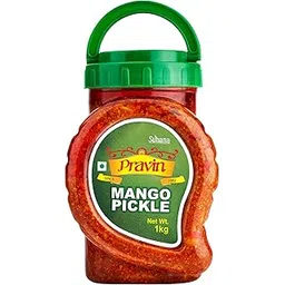 Pravin Pickles Mango Pickle 1kg Jar (Mango Shape) - Pack of 2-picture-12