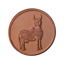Pray Everyday Brown Kamdhenu Coin Pooja Essentials-picture-17