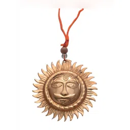 Pray Everyday Brown Surya Narayan Ji Nazar Kavch Hanging Decor-picture-32