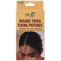 PRC Herbal Maang Tikka Fixing Patches | Invisible Double-Sided Stickers for Secure Maang Tikka Fixing | Strong Hold, Easy to Use, Gentle on Skin | No Irritation – Each Contains 20 Patches (Pack of 2, 2, count)-picture-46