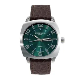 Precious Duke Men Leather Straps Analogue Watch PD_749842667592-Brown-Green-picture-28