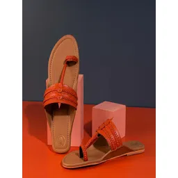 Preet Kaur Women Colourblocked Open Toe Flats-picture-35