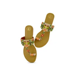 Preet Kaur Women Embellished Casual One Toe Flats-picture-16