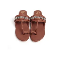 Preet Kaur Women Leather One Toe Flats-picture-37