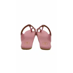 PREET KAUR Women Pink Pastel Flat Kolhapuri image 2