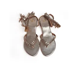 Preet Kaur Women Printed Open Toe Flats-picture-33