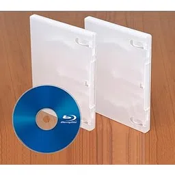 Premium Brand Blu-ray Cases Cover 12 mm White Single Clear Sleeve (Pack of 30)-picture-25