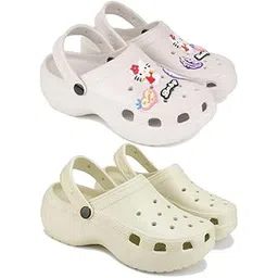 Premium Comfortable Regular Wear Women Clogs|Sandal for Women's & Girls-Combo(2)-O10-OO8-7 Beige(COMBO(2)-O10-OO8-7_BZ)-EURO-38-picture-12