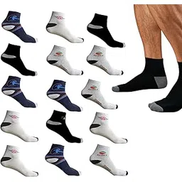 Premium Cotton White Socks Pack of 6 – Soft, Comfortable, and Breathable Ankle-Length Socks for Men & Women | Ideal for Sports, Workouts, School, Hiking, and More-picture-34