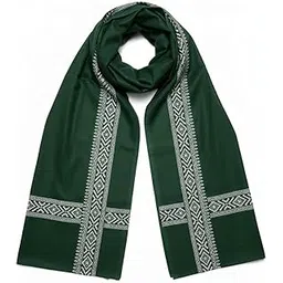 Premium Green Cotton Gamcha for Men, Soft Traditional Border Design, Multi-Purpose Towel Scarf, Hand Wash Only, Free Size-picture-12