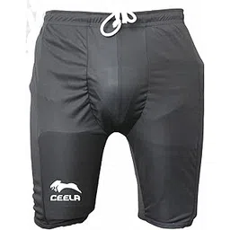 Premium Thigh Padded Cricket Shorts Black-picture-13