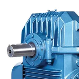 Premium Transmission 25/1 Heavy Duty Standard Worm Gearbox For 6 Pole 51 kW 1200 Size Motor image 3