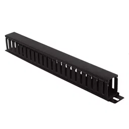 PremiumAV 1U 22 Slot Horizontal Cable Manager for 19 inch Server Rack for Data Center, Patch Panel, IT Rack-picture-17