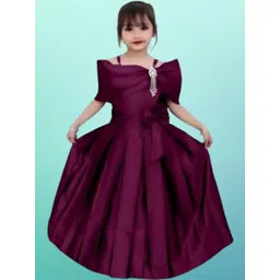 PRENA FASHION Girls Purple Dresses-picture-48