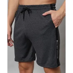 prerit Men Colourblock Regular Fit Knit Shorts image 4