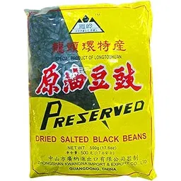 Preserved Dried Salted Black Beans - 500 Gm | Pack Of 1 image 1