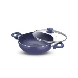 Prestige Ceraglide Ceramic Coating Blue Aluminium 24 cm Induction Non-Stick Kadhai With Lid (3 L)-picture-23