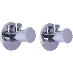 Prestige Chakri Brass Chrome Finish Angle Cock with Wall Flange-picture-43