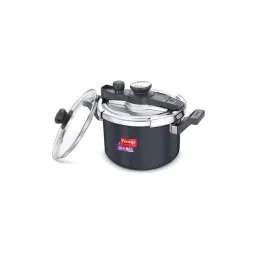 Prestige Clip On Svachh Black & Silver Pressure Cooker with Extra Lid (5 L) - Set of 1-picture-13
