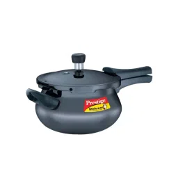 Prestige Deluxe Plus Black Aluminium Mini Handi Pressure Cooker (3L)-image-5