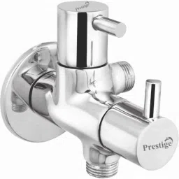 Prestige Dove Brass Chrome Finish 2 Way Angle Cock-picture-22