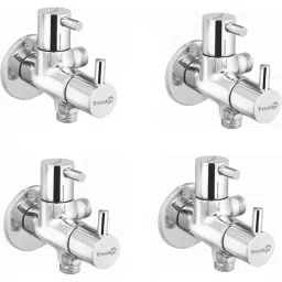 Prestige Dove Brass Chrome Finish 2 Way Angle Cock (Pack of 4)-picture-17