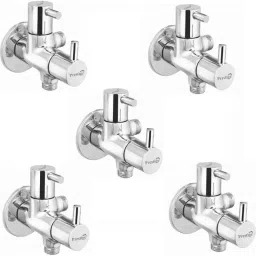 Prestige Dove Brass Chrome Finish 2 Way Angle Cock (Pack of 5)-picture-18