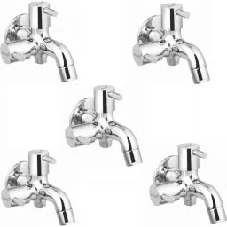 Prestige Dove Brass Chrome Finish 2 Way Bib Cock (Pack of 5)-picture-32