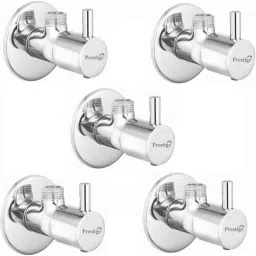 Prestige Dove Brass Chrome Finish Angle Cock (Pack of 5)-picture-12