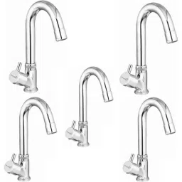 Prestige Dove Brass Chrome Finish Swan Neck Pillar Cock (Pack of 5)-picture-26